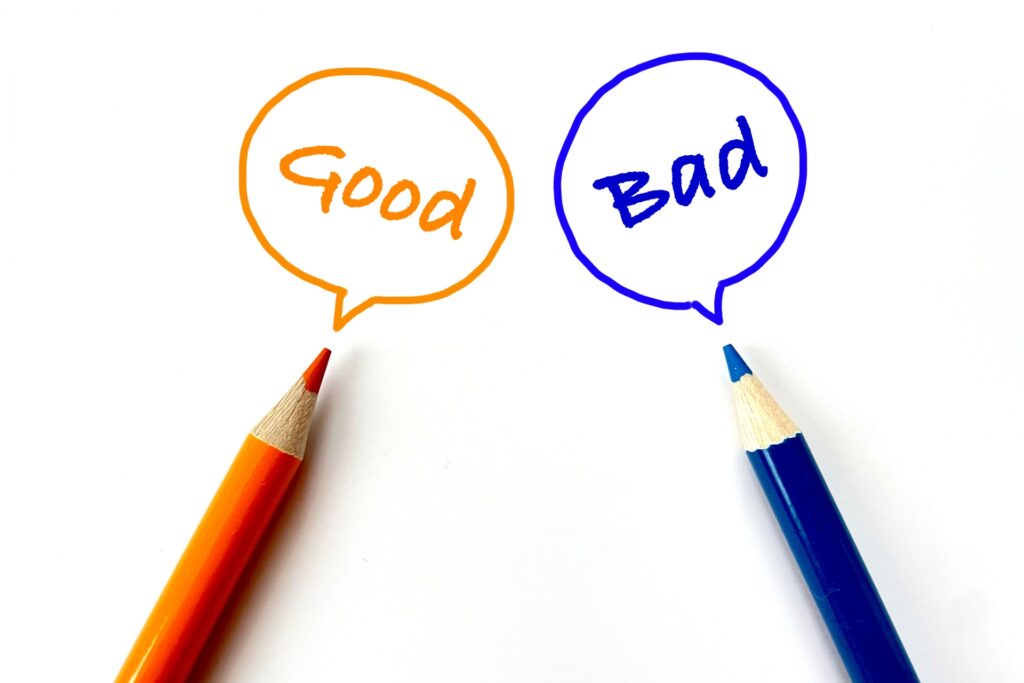 good / bad